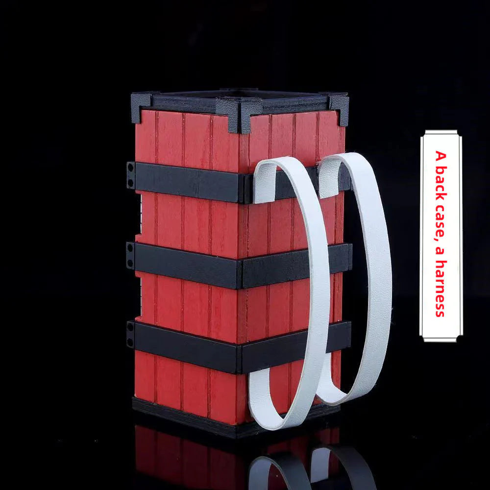 Tanjirou/Nezuko back box Storage box Solid wood ornaments Kamado Nezuko's box