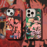 Luffy/Zoro iPhone exquisite Trend Silicone Anti-collision phone case