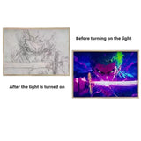 Nika Luffy Handsome and cool beautiful creative three light colors painting decoration