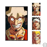 Luffy/Zoro/Sanji/Chopper Handsome and beautiful 3D picture frame painting decoration