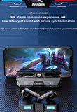 Superhero style Bluetooth headset, comfortable to wear, support wired connection, clear sound quality Bluetooth headset.