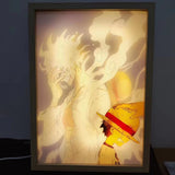 Nika Luffy Handsome and cool beautiful creative three light colors painting decoration