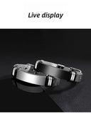 Luffy series of simple cool bracelet, made of titanium steel, wear for a long time is not easy to deformation, classic style and beautiful trend bracelet.