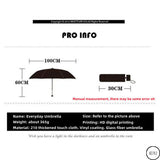 Nika Luffy Fashion trend handsome rain and sunshine semi-automatic umbrella