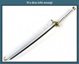 Zoro Samurai sword cool handsome cosplay props weapons LED light blade, wooden blade, grip bottom rechargeable