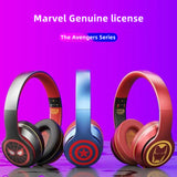 IRON MAN/SPIDERMAN/CAPTAIN AMERICA MOBILE PHONE WIRELESS BLUETOOTH APPLE ANDROID UNIVERSAL ACTIVE NOISE REDUCTION HD SOUND QUALITY HEADSET EARPHONES