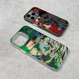 Luffy/Zoro iPhone exquisite Trend Silicone Anti-collision phone case