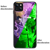 Uchiha Sasuke Luminous mobile phone case Smart luminous creative mobile phone case