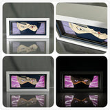 Sasuke paper cut photo frame tabletop decoration, can decorate the living room, living room or study Wall-mounted