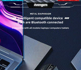 Superhero style Bluetooth headset, comfortable to wear, support wired connection, clear sound quality Bluetooth headset.