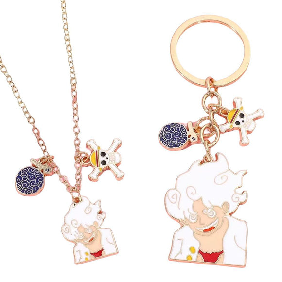 Nika Luffy handsome and stylish metal necklaces and keychains