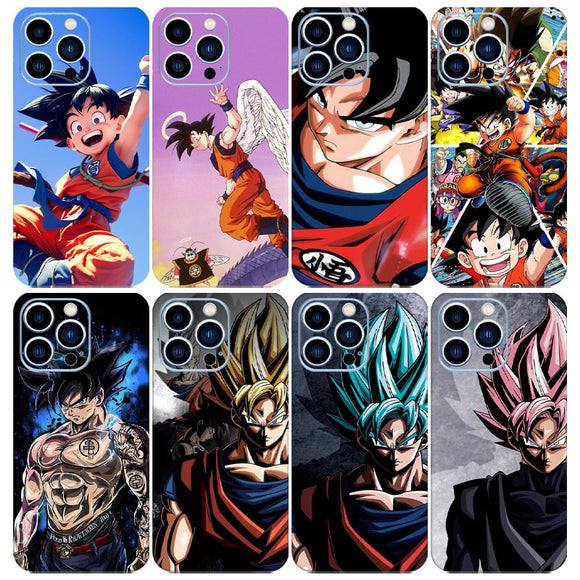 Son Goku iPhone back case film beautiful character pattern mobile phone sticker film back sticker colour film full package stickers