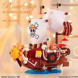 Thoundsunny Pirate ship decoration table decoration, experience the fun of assembly (can be used to decorate the living room, bedroom, study)