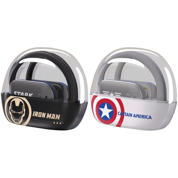 IRON MAN/CAPTAIN AMERICA MOBILE PHONE WIRELESS BLUETOOTH APPLE ANDROID UNIVERSAL ACTIVE NOISE REDUCTION HD SOUND QUALITY HEADSET EARPHONES