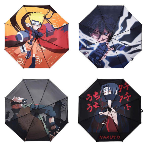 Kakashi/Sasuke/Itachi Automatic umbrella Folding umbrella Sun protection umbrella rain umbrella Sun umbrella