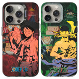 Luffy/Zoro iPhone exquisite Trend Silicone Anti-collision phone case