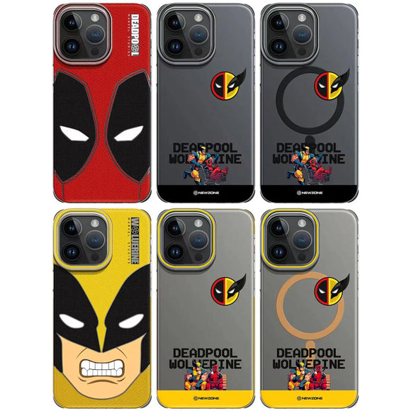 Deadpool/Wolverine iPhone exquisite Trend Silicone Anti-collision phone case