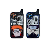 Pain/Kakashi Apple exquisite Trend Silicone Anti-collision phone case（Reverse side have a mirror）