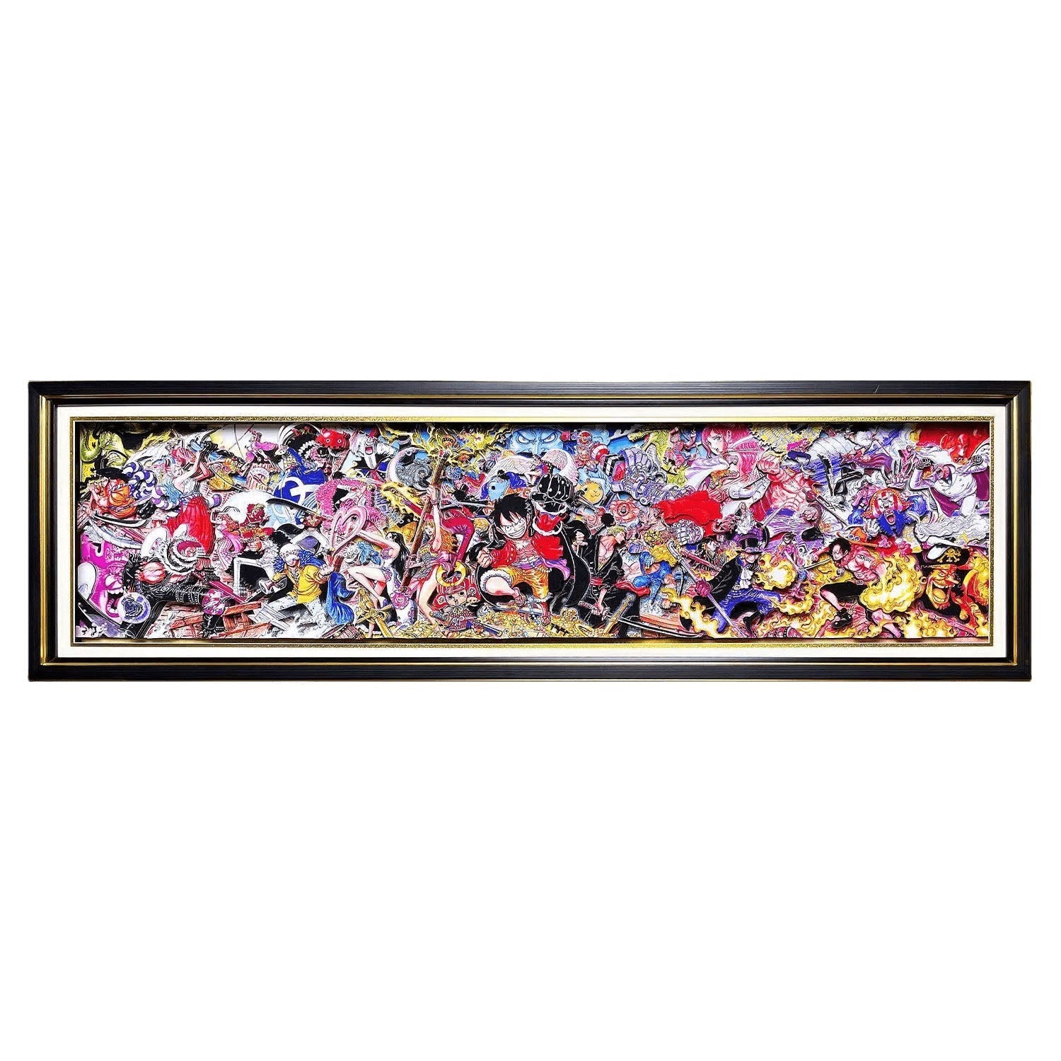 Luffy handsome cartoon handicraft 3D drawing