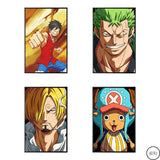 Luffy/Zoro/Sanji/Chopper Handsome and beautiful 3D picture frame painting decoration