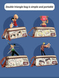 Luffy/Chopper/Zoro/Sanji style pen bag, the selection of environmentally friendly and strong fabric, pen bag volume, delicate and cool pattern.