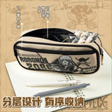 Luffy/Zoro/Sanji Pen case, new large capacity, EVA waterproof, anti-fouling, easy to clean, durable pen case