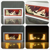 Sasuke paper cut photo frame tabletop decoration, can decorate the living room, living room or study Wall-mounted