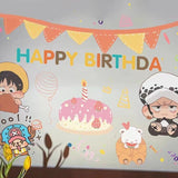 Luffy/Chopper Trendy and stylish creative atmosphere birthday decorations