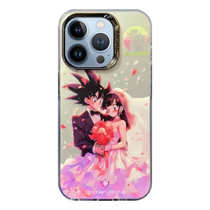 Son Goku/Chichi iPhone exquisite Trend Silicone Anti-collision phone case