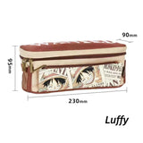 Luffy/Chopper/Zoro/Sanji style pen bag, the selection of environmentally friendly and strong fabric, pen bag volume, delicate and cool pattern.