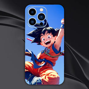 Son Goku iPhone back case film beautiful character pattern mobile phone sticker film back sticker colour film full package stickers