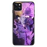 Uchiha Sasuke Luminous mobile phone case Smart luminous creative mobile phone case