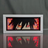 Sasuke paper cut photo frame tabletop decoration, can decorate the living room, living room or study Wall-mounted