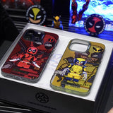 Deadpool/Wolverine iPhone exquisite Trend Silicone Anti-collision phone case