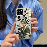 Zoro iphone exquisite Trend Silicone Anti-collision phone case