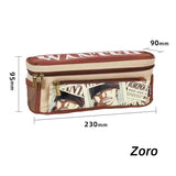 Luffy/Chopper/Zoro/Sanji style pen bag, the selection of environmentally friendly and strong fabric, pen bag volume, delicate and cool pattern.