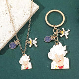 Nika Luffy handsome and stylish metal necklaces and keychains