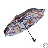 Nika Luffy Fashion trend handsome rain and sunshine semi-automatic umbrella