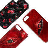 Sharingan iPhone exquisite Trend Silicone Anti-collision phone case (This mobile phone case is customized by hand, the transportation of mobile phones is longer, please wait patiently)