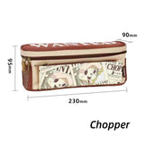 Luffy/Chopper/Zoro/Sanji style pen bag, the selection of environmentally friendly and strong fabric, pen bag volume, delicate and cool pattern.