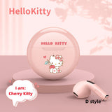 Hello Kitty Mobile phone Wireless Bluetooth Apple Android Universal active noise reduction HD sound quality headset earphones