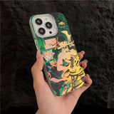 Luffy/Zoro iPhone exquisite Trend Silicone Anti-collision phone case