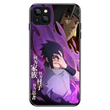 Uchiha Sasuke Luminous mobile phone case Smart luminous creative mobile phone case