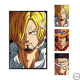 Luffy/Zoro/Sanji/Chopper Handsome and beautiful 3D picture frame painting decoration