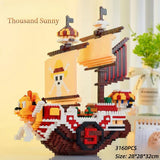 Thoundsunny Pirate ship decoration table decoration, experience the fun of assembly (can be used to decorate the living room, bedroom, study)