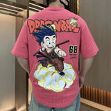 Son Goku summer new short sleeve T-shirt cool figure print loose short sleeve