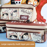 Luffy/Chopper/Zoro/Sanji style pen bag, the selection of environmentally friendly and strong fabric, pen bag volume, delicate and cool pattern.