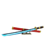 Roronoa Zoro Yamato katana luminous blu-ray weapons 803PCS building block(Can be connected to products)