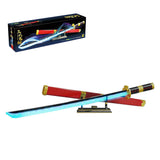 Roronoa Zoro Yamato katana luminous blu-ray weapons 803PCS building block(Can be connected to products)