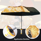 Kamado Tanjirou/Agatsuma Zenitsu cool katana hilt umbrella that folds (As Handsome As Weapons In dm)